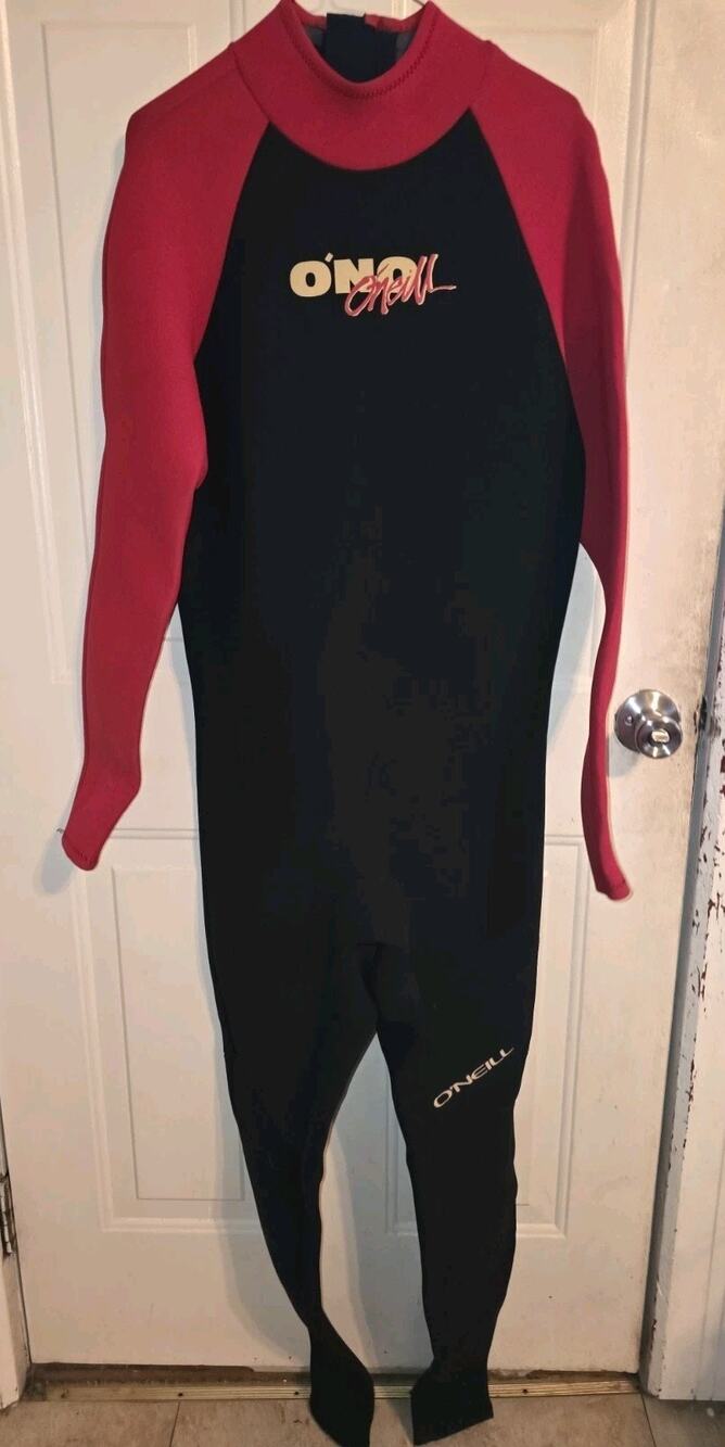 O'Neill Reactor Full Body Mens Black/Red Wetsuit Size XL Style 9098 USA Made